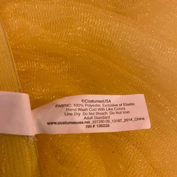 Yellow Tulle Skirt fairy core festival costume 🧚 - Picture 9 of 11